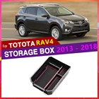Автомобильный зазор для хранения Организатор Tyding центральной держатель коробка для Toyota RAV4 XA40 2013 2014 2015 2016 2017 2018 автомобиля Товары аксессуары
