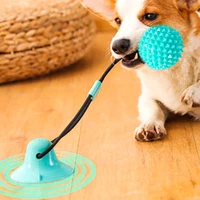 dog accessories toys silicon suction cup tug interactive giant ball chew bite toothbrush puller toys for big small dog pop it