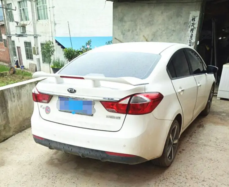 Спойлер для KIA K3 2011 2015 спойлер высокого качества из АБС пластика праймер заднего