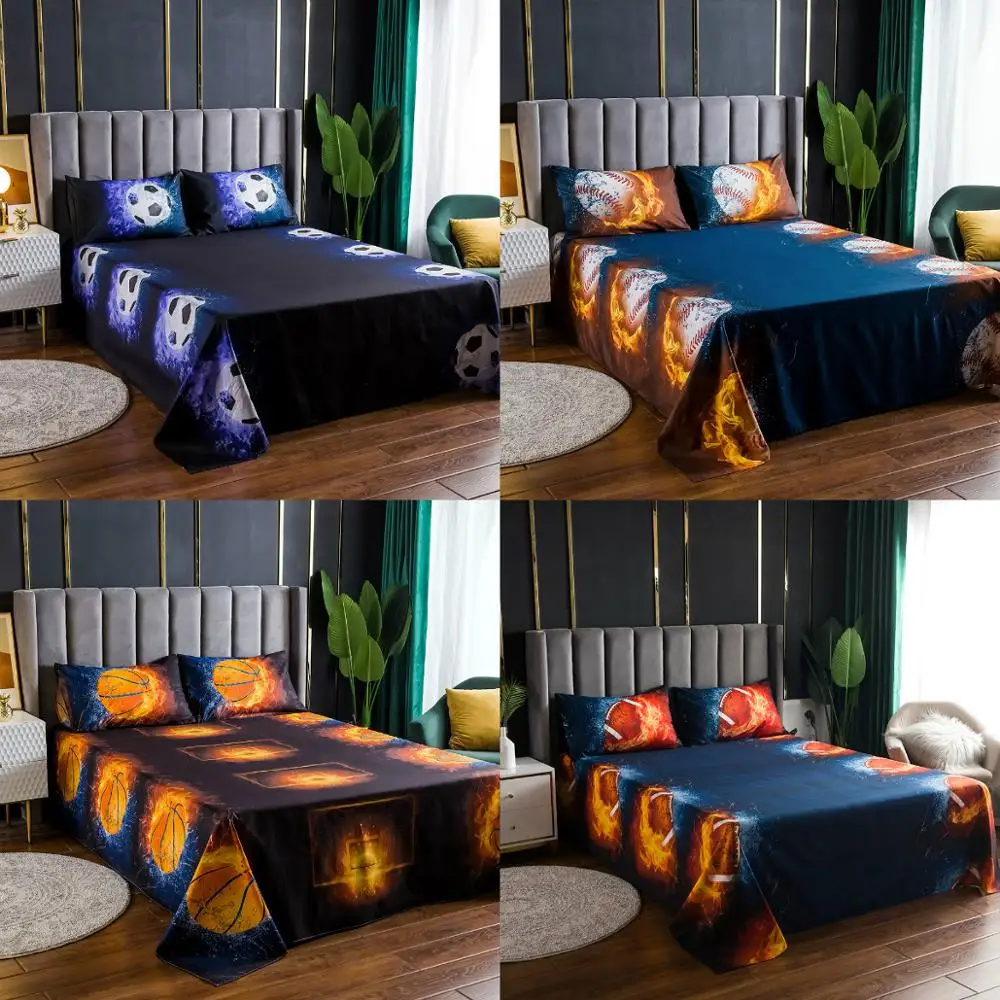 Защитный чехол для матраса с 3D принтом Мягкая Наволочка на кровать мальчиков