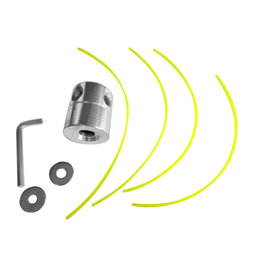 

Aluminum Grass Trimmer Head With 4 Lines Brush Cutter Head Lawn Mower Accessories Cutting Line Head for Strimmer Replacement
