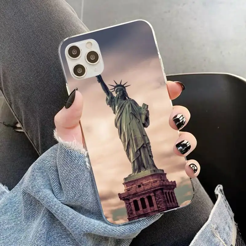 YNDFCNB NYC NEW YORK city Phone Case for iphone 13 11 12 pro XS MAX 8 7 6 6S Plus X 5S SE 2020 XR case