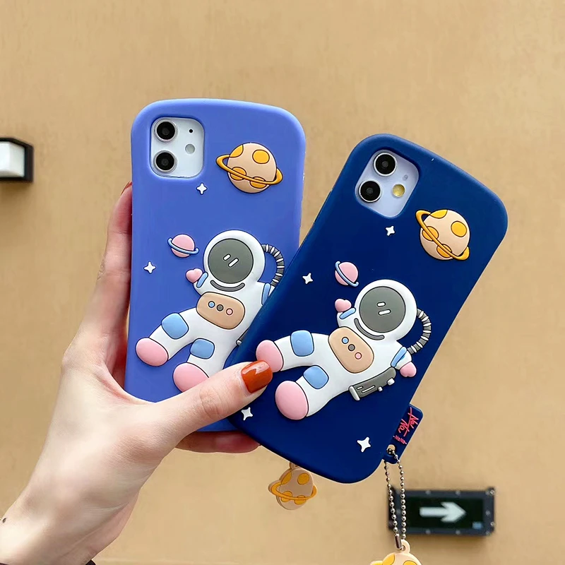 Милый чехол для телефона с космосом и астронавтом iPhone 11Pro Max SE X XS XR 6 7 8 Plus смешной