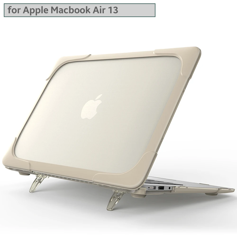 Новая складная подставка чехол для MacBook Air 13 дюймов Чехол A1369 A1466 прорезиненный ТПУ