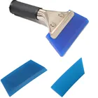 Автомобильный скребок, скребок, фетровая пленка для краев, искусственное стекло, многофункциональные Стикеры для стайлинга автомобиля, аксессуары, без ручек