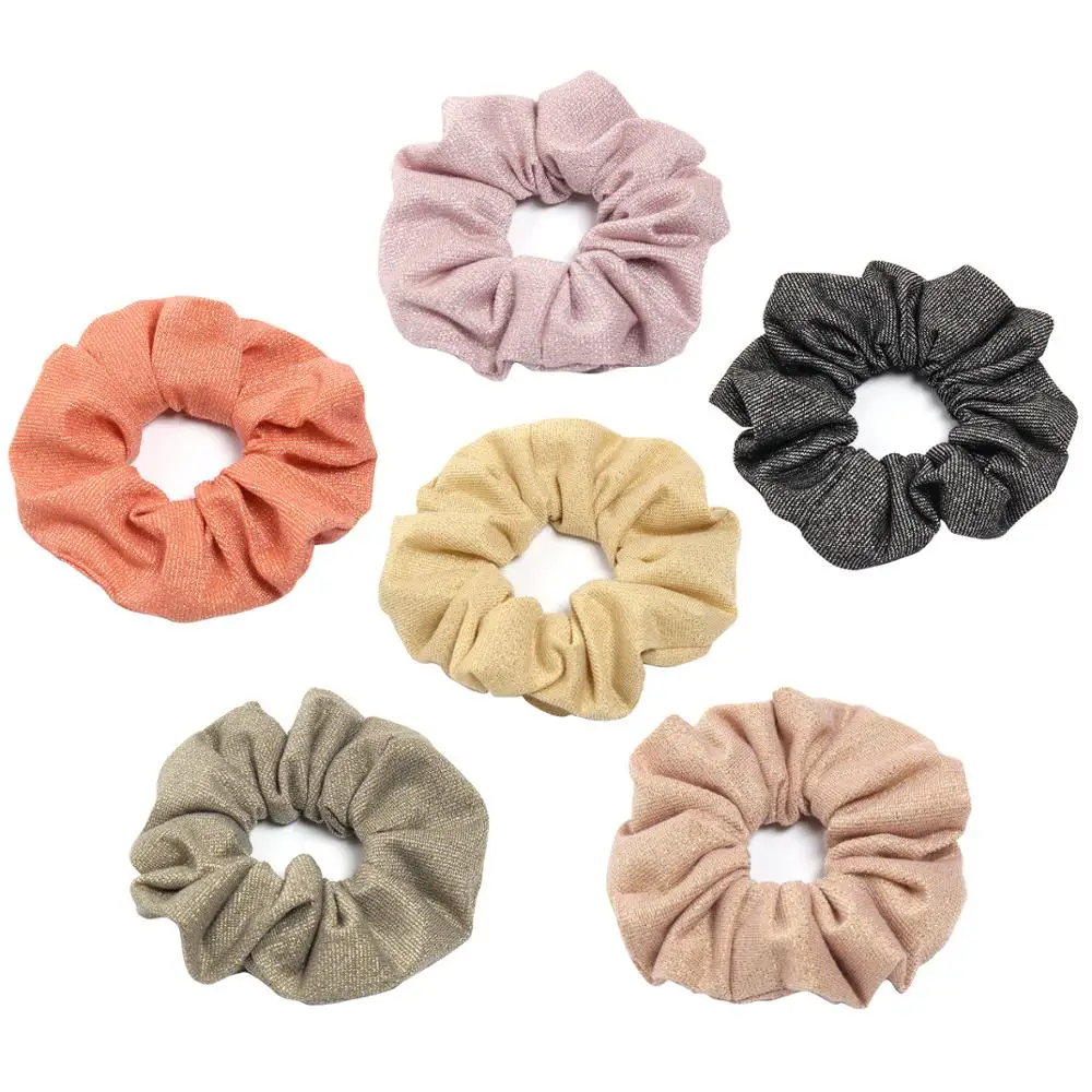 

Furling Girl 1 PC Solid Color Gold Line Headband Ponytail holder Cloth Fabric Hair Band Elasticity Hair Accessories