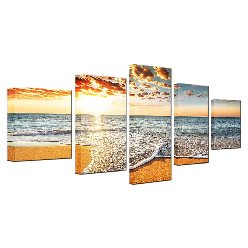 

Modern Art Posters Anime Scenery HD 5 Pieces Decoration for Room Decor Posters Wall Art Wall Paintings Home Decor Anime Poster