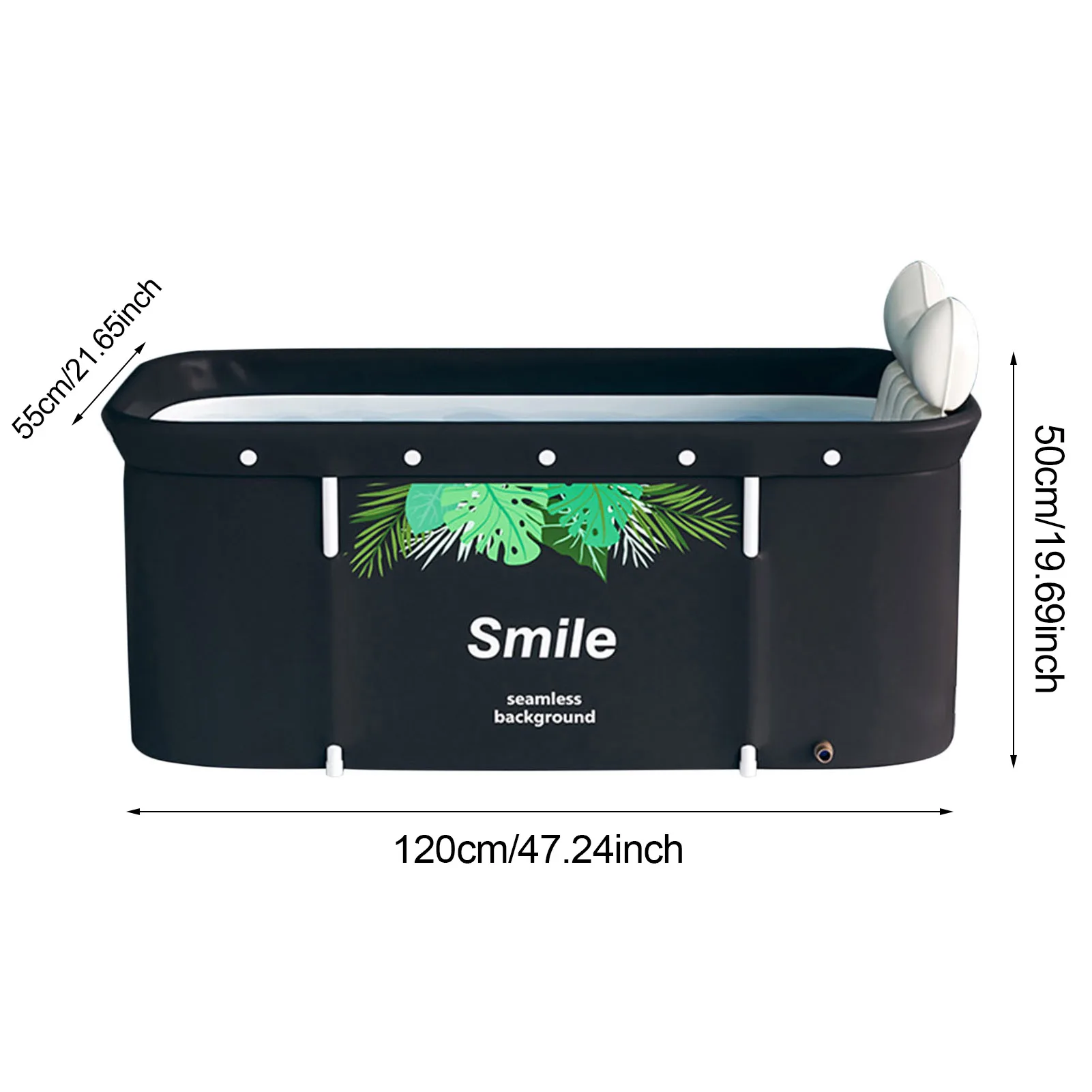 

Adult Portable Folding Bathtub PVC Soaking Bathing Tub Spa Storage Bath Bucket Children Swimming Pool Available In All Seasons