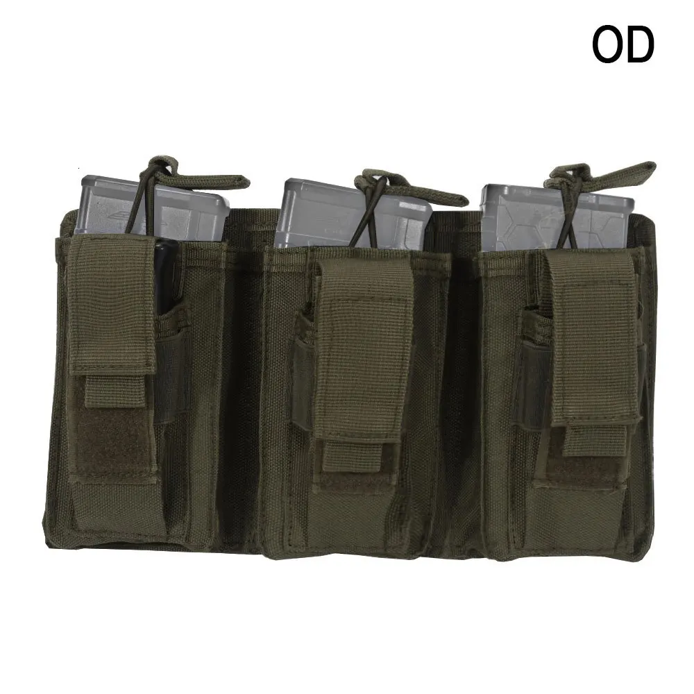 SINAIRSOFT тактическая сумка охотничий Molle тройной 223/5. 56 мм Открытый верх Mag журнал сумка для пейнтбола страйкбол LY2044