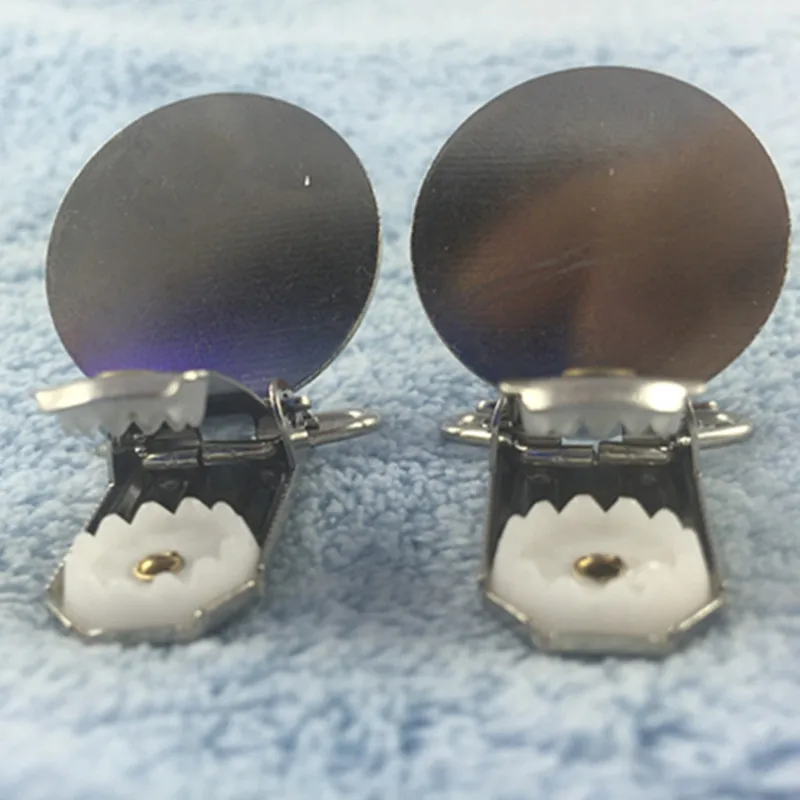 Застежки-клипсы детские серебристые металлические 100 шт./лот 2 0 см | Дом и сад