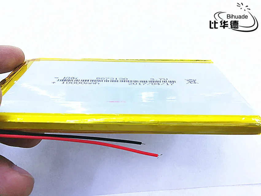 

1pcs/lot Liter energy battery rechargeable lipo battery cell 3.7 V 8873130 10000 mah tablet lithium polymer battery