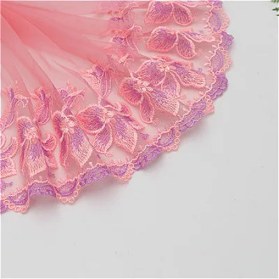 

Fashion Mesh Water Soluble Embroidery Flower Tulle Lace Fabric DIY Ladies Children's Clothing Convenient Sewing Clothes Material