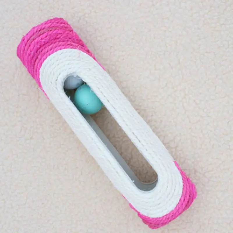 Pet Cat Scratching Post 3 Rolling Ball Sisal Tunnel Training dog Interactive Toy arranhador gato pet products toys for cats | Дом и сад