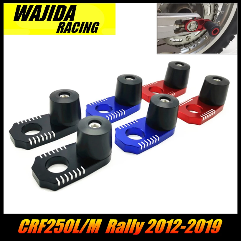 

For Honda CRF250L/M CRF250L CRF250M Rally 2012-2019 Motorcycle Accessories Rear Axle Blocks Chain Adjuster Floor Protection
