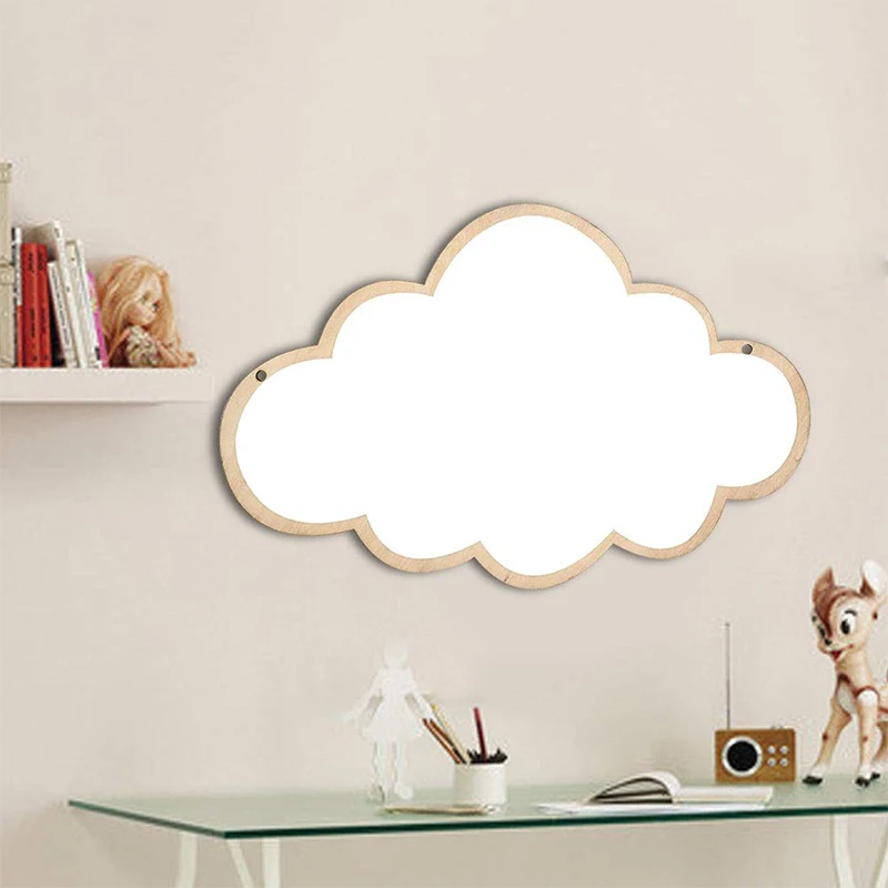 

Baby Room Cartoon Wall Decorative Mirror Rabbit Cloud Bowknot Shape Bedroom Children Wooden Acrylic Home Furnish Decor Mirror