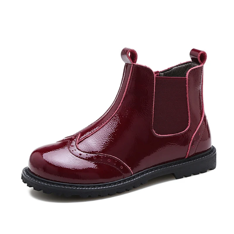 

Dolakids Leather boots for children 2020 Autumn-Winter new girl's boots fashion Korean girl's ankle boots cow leather shoes