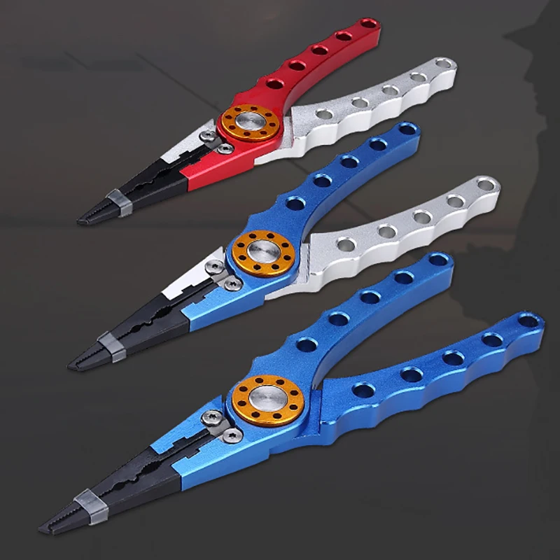 

2021 New Fishing Pliers Scissors Stainless Steel 150g 20CM Fishing Tools Line Cutter Multifunctional Knot Fishing Equipment