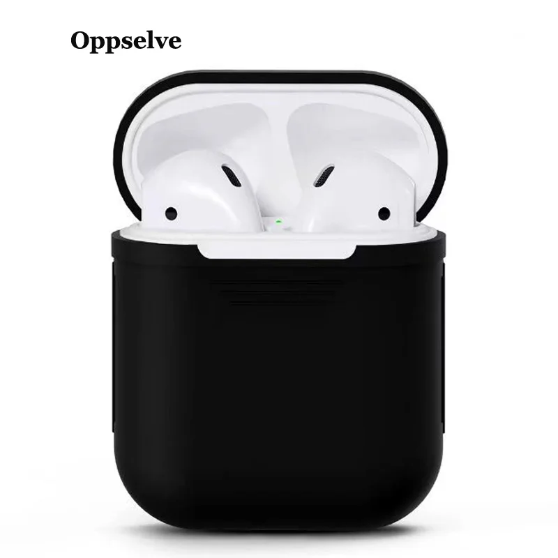 Oppselve чехол для наушников для Apple Air Pods силиконовый чехол Беспроводная Bluetooth сумка для наушников защитные аксессуары для airpods белый