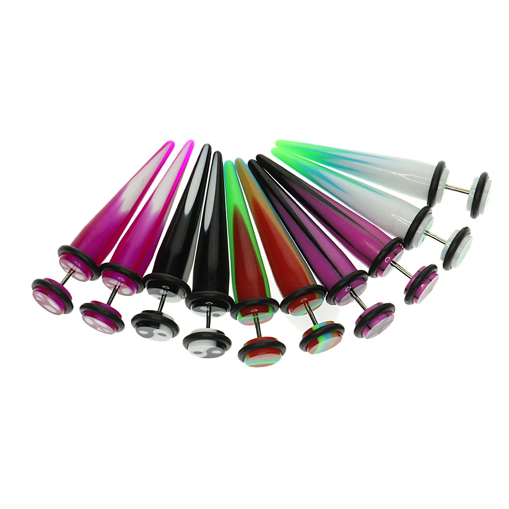 Винтовой конус с уплотнительным кольцом для пирсинга 0 Калибр внешний вид