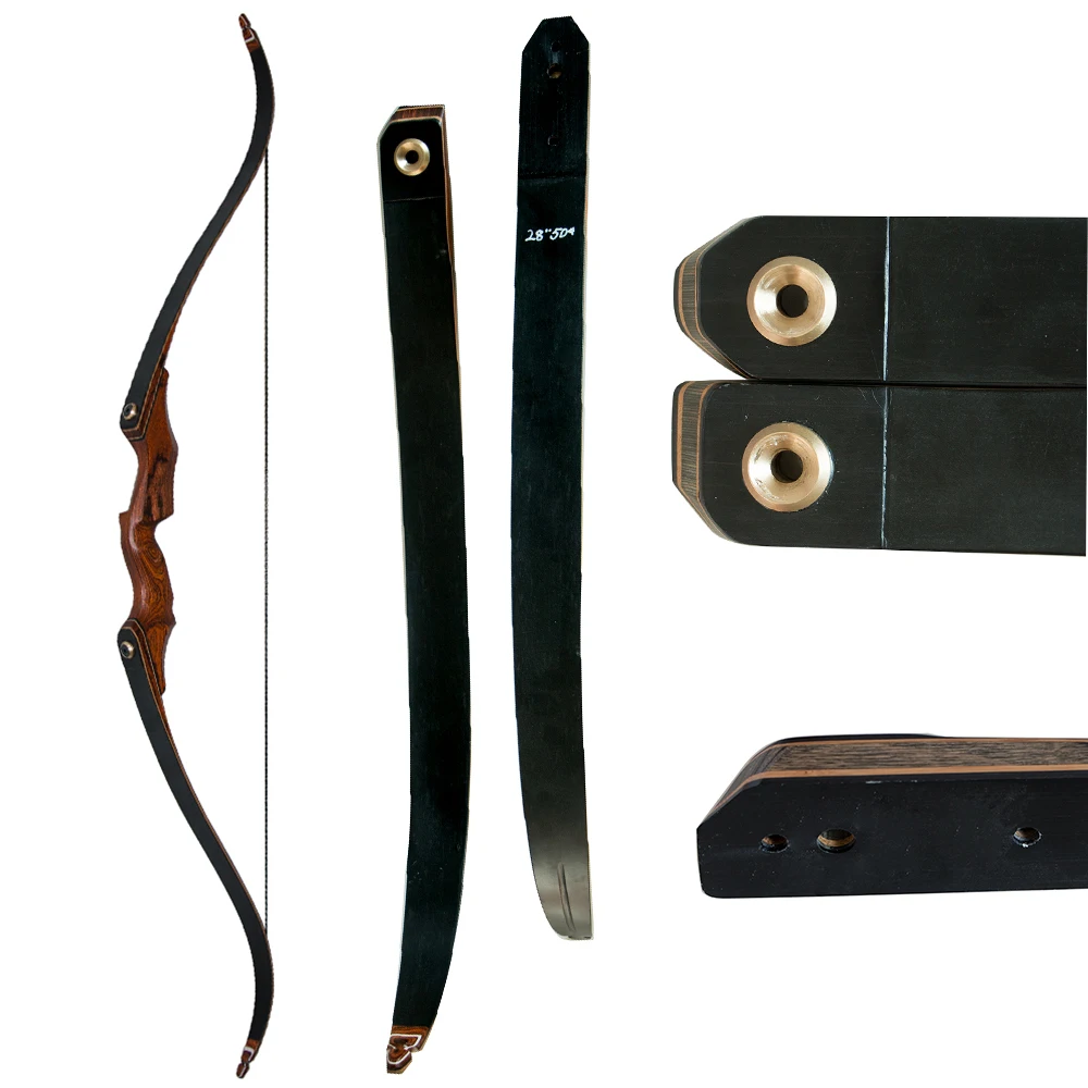 

Toparchery Takedown Recurve Bow Archery Right Handed Riser Bow for Hunting Target Shooting 40-60Lbs