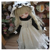 doll dress black color court clothes bjd dress hair band for for 14 msd doll16 bjd doll13 bjd doll and blythe doll