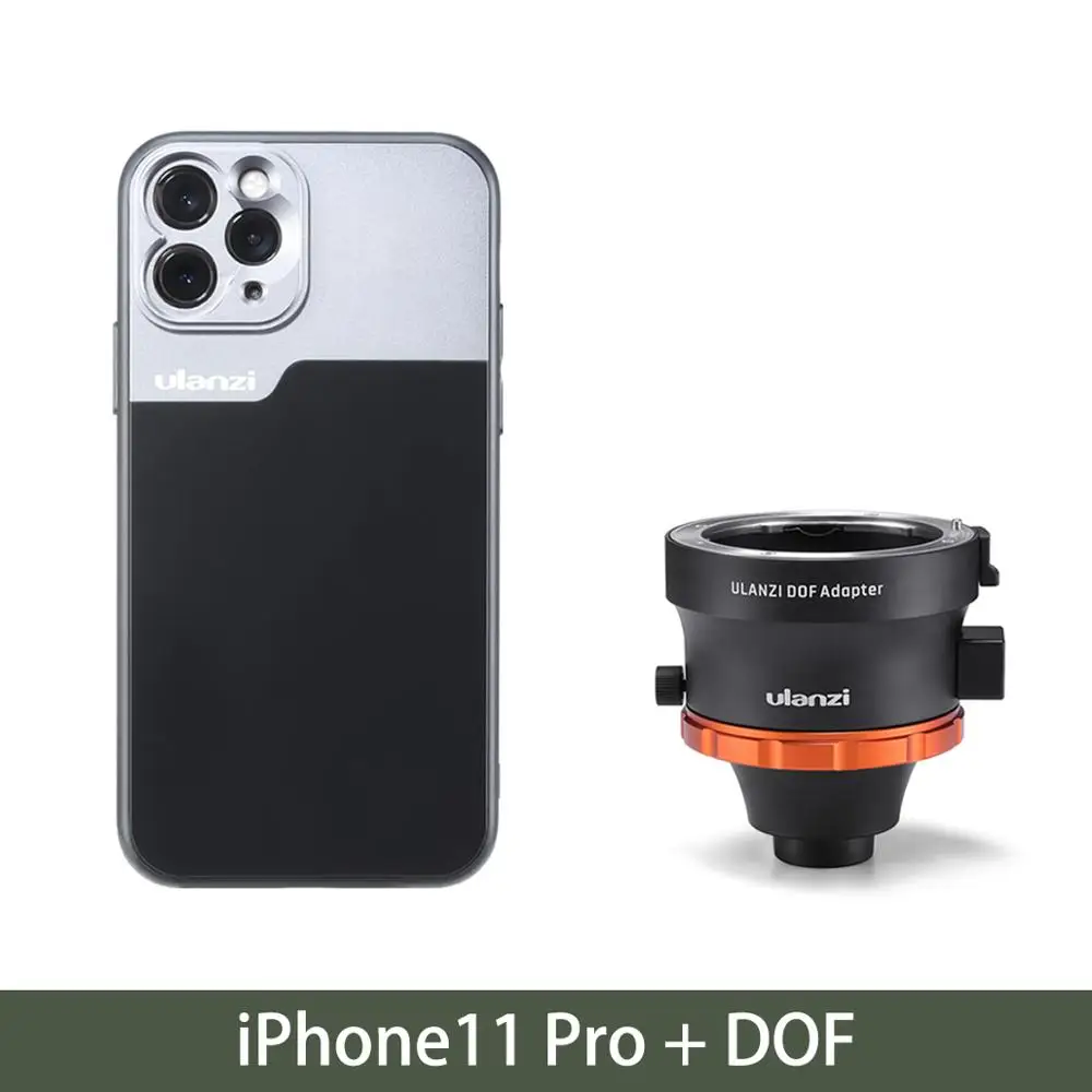 Зеленый Ulanzi 17 мм телефонный объектив чехол для телефона для iPhone 11/11 Pro/11 Pro Max анаморфные линзы 17 мм момент объектив Ulanzi DOF адаптер объектива - Цвет: Зеленый