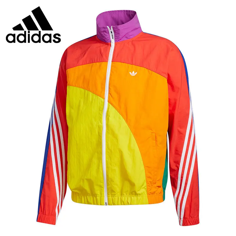 Оригинальное новое поступление Adidas Originals PRIDE OFF CENTE мужская куртка с капюшоном