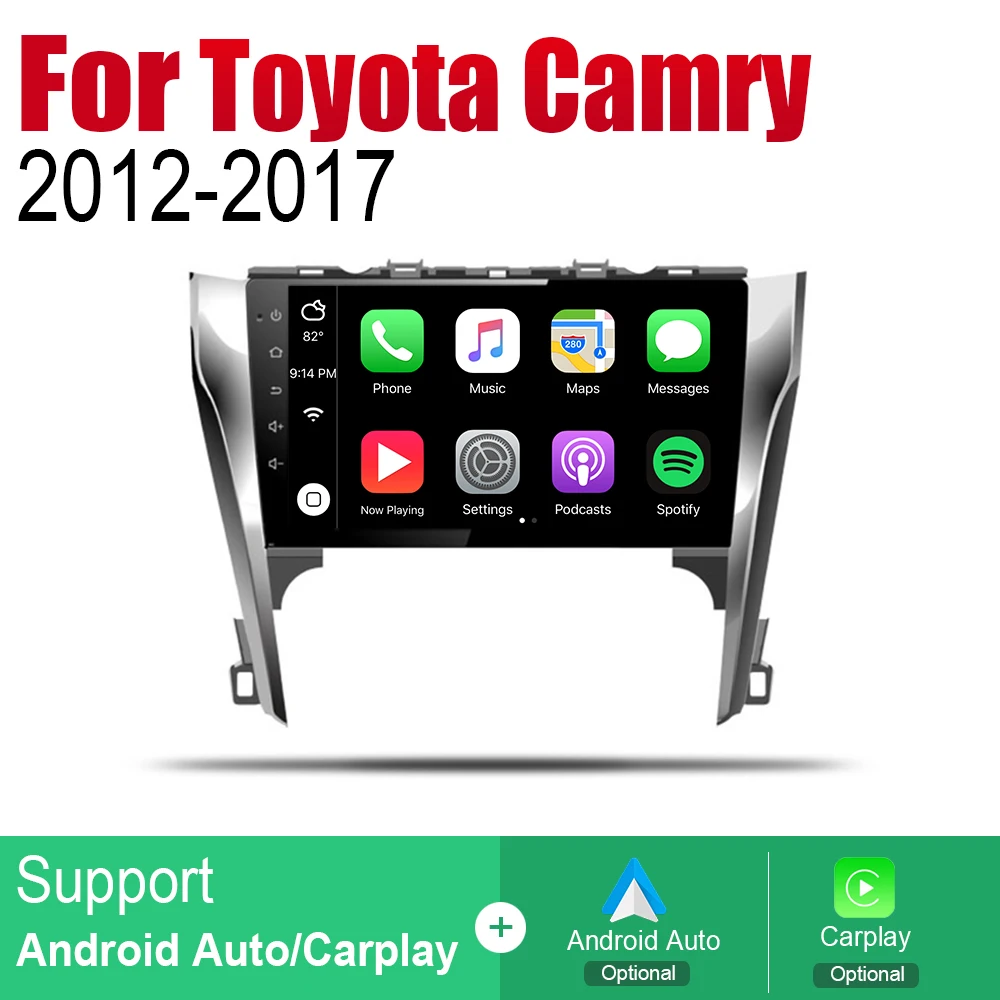 Автомобильный плеер ZaiXi GPS-навигация для Toyota Camry 2012 ~ 2017 Автомобильная