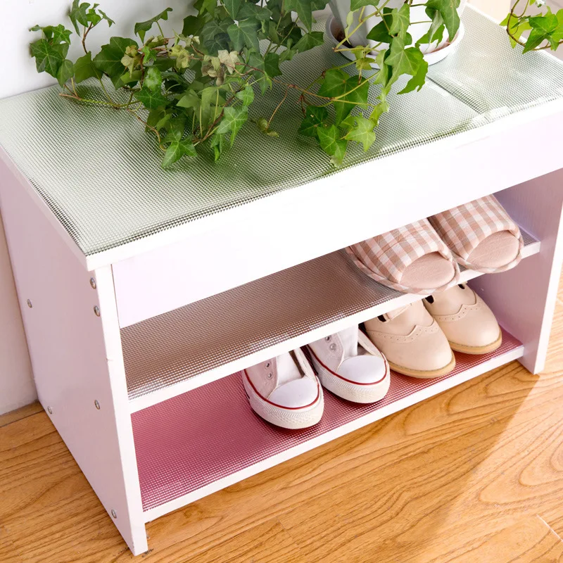 Водонепроницаемый коврик в шкафчик 45*150 см алюминиевая пленка кухонная масляная