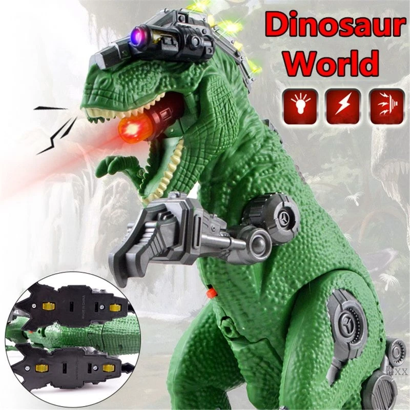 

New Mechanical T-Rex Dinosaur Electric Toy Large Walking Dragon Toy With Light Sound