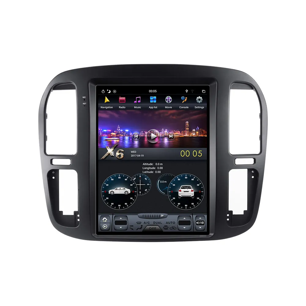 Автомобильный мультимедийный плеер для TOYOTA LAND CRUISER LC100 1992 2002 Android px6 стерео аудио