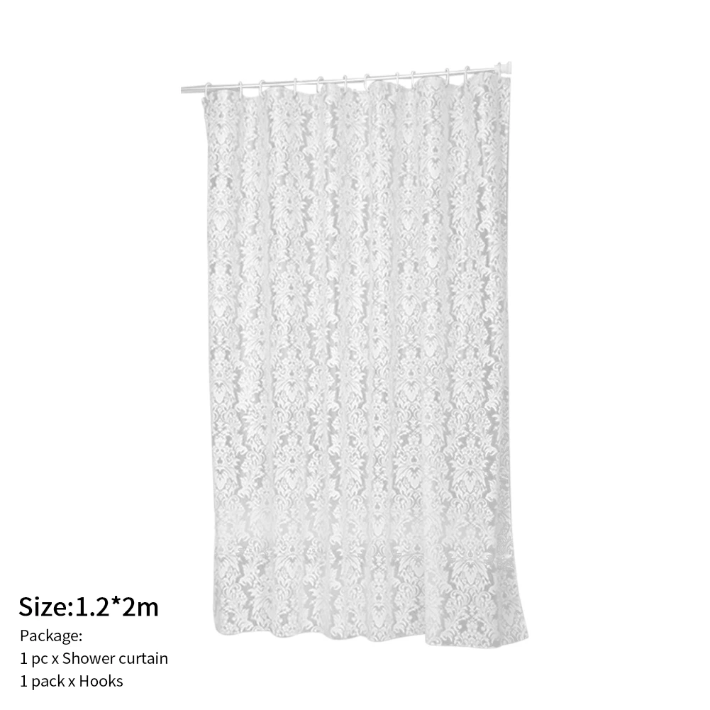 Защита конфиденциальности PEVA водонепроницаемые Цветочные Дамасские аксессуары