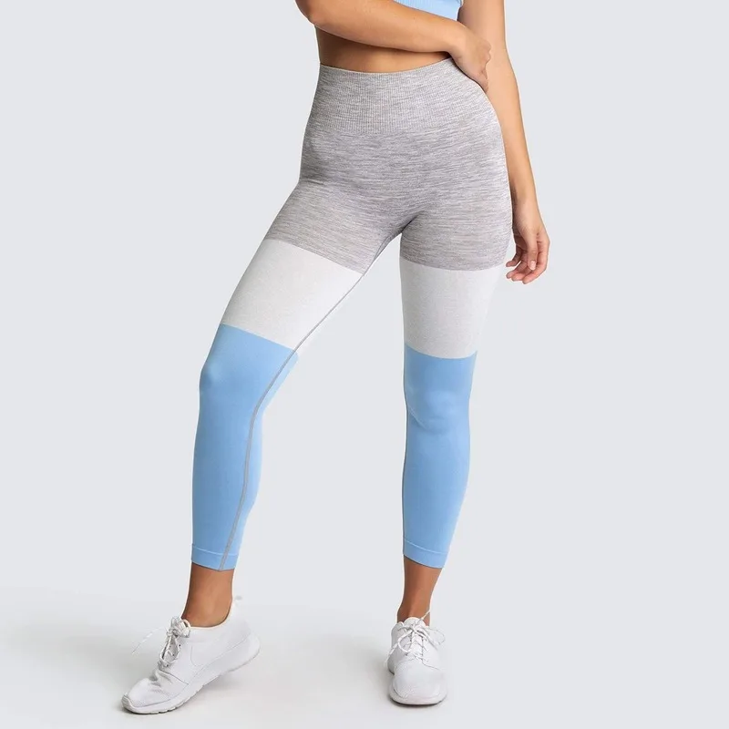 

Knitting Yoga Pants Sport Leggings Women Seamless With High Waist Workout Booty Sports for Black Woman Legging Push Up Fitness