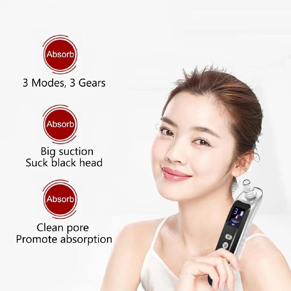 

Electric blackhead remover Nose Face Blackhead Acne Vacuum Cleaner Pore Skin Care Tools Deep Cleansing Suction Machine