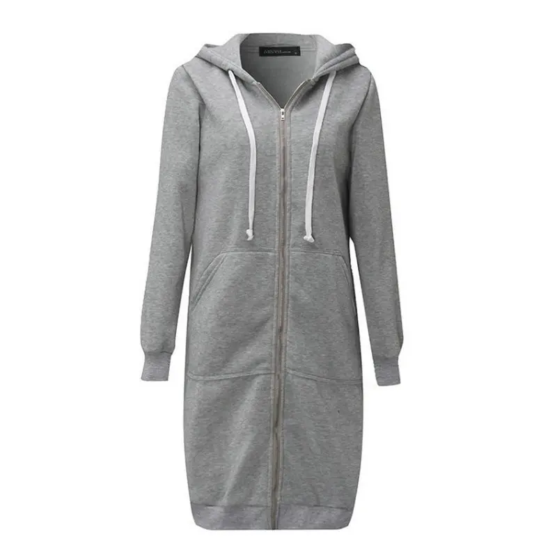 2019 kpop Hoodies Sweatshirt Women's Clothing Long Plus Velvet Female Large Size Loose Oversized Hoodie Coat WW49 Женская одежда