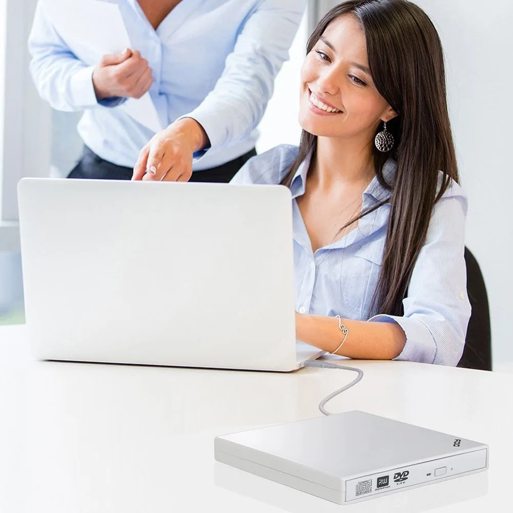 USB 2 0 Внешний комбинированный DVD/CD RW привод CD/DVD ROM CD 24X рекордер плеер оптический