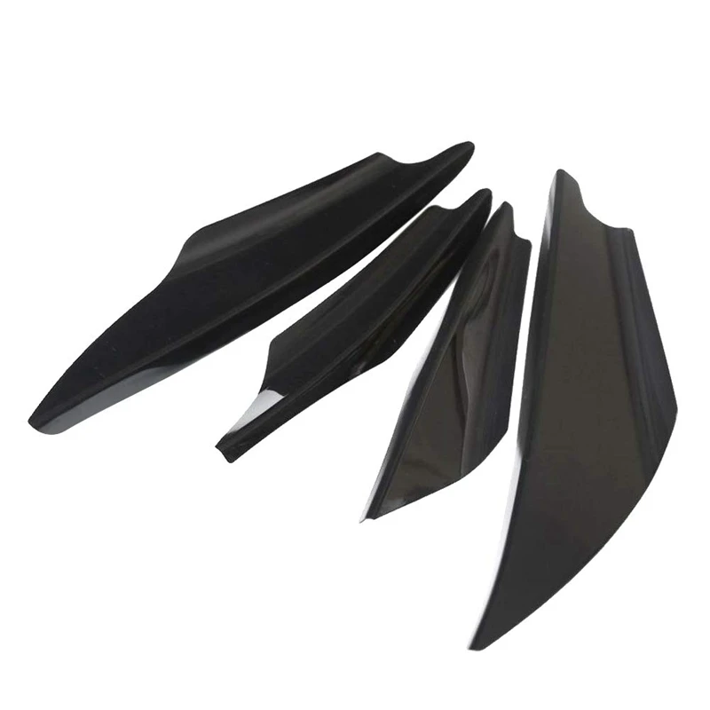 4 шт. передний бампер Canards Splitter Body Diffuser ребра спойлер Canard Универсальный подходит