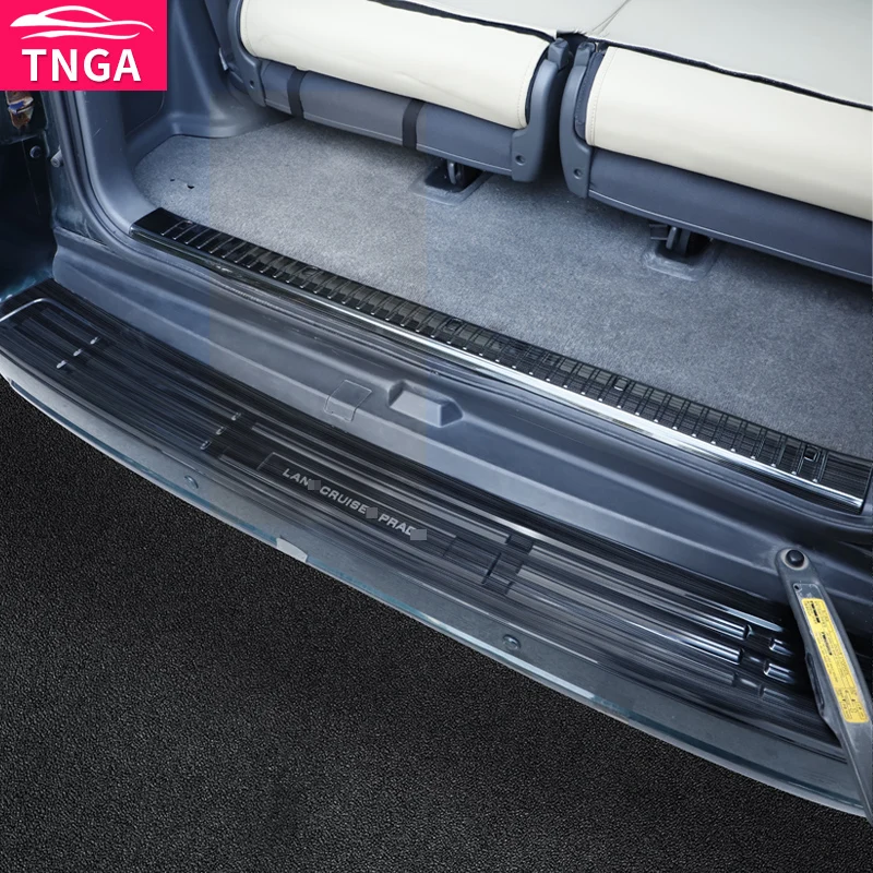 Защитная Накладка на порог задней двери из нержавеющей стали Land Cruiser Prado 120