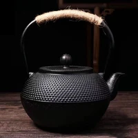 3006009001200ml antique cast iron tea pots with stainless steel infuser iron teapots tea kettle for boiling water kettle