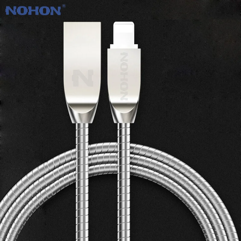 NOHON 8-контактный USB кабель для iOS 7 8 9 10 Appe iphone 7 6 6S Plus 5 5S SE iPad iPod, быстрое зарядное устройство, usb-кабель для синхронизации данных