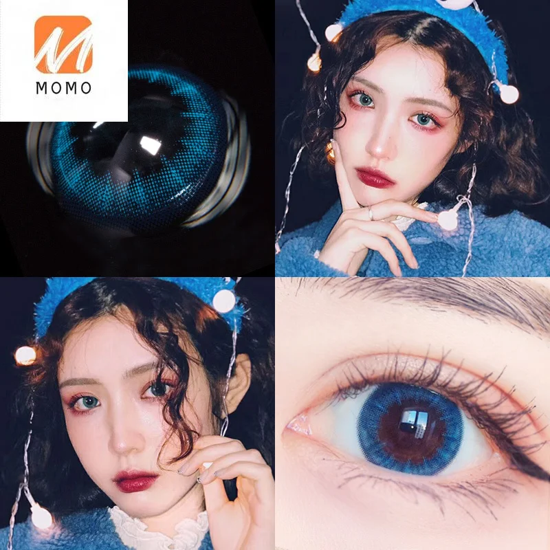 

Cosmetic Contact Lenses Female Half-Year Disposable Contact Lens Small Diameter Mixed Blood European and American Color