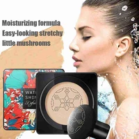 bb foundation air cushion with mushroom head sponge cream concealer long lasting moisturizing natural whitening makeup cosmetics
