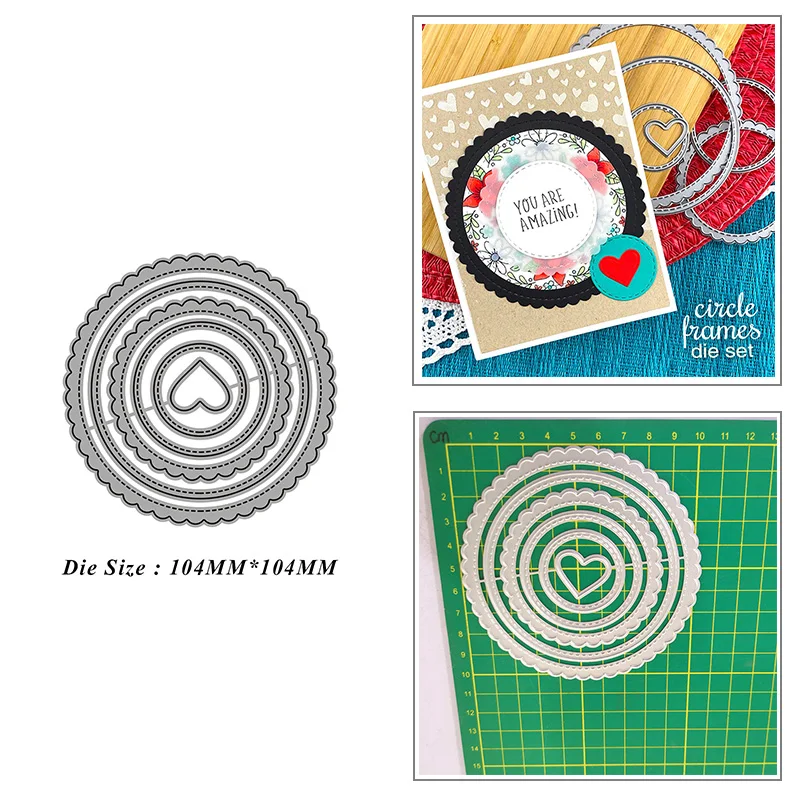 ługa koronkowa ramka wykrojniki do metalu dla majsterkowiczów album scrapbookingu papierowa dekoracja kartek rzemiosło tłoczenie 2021 nowe