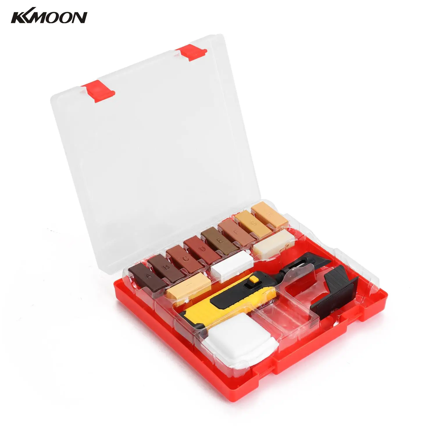 

Professional Laminate Repairing Hand Tool Kit Wax System Floor Worktop Casing Chips Scratches Mending Woodworking Tool Set