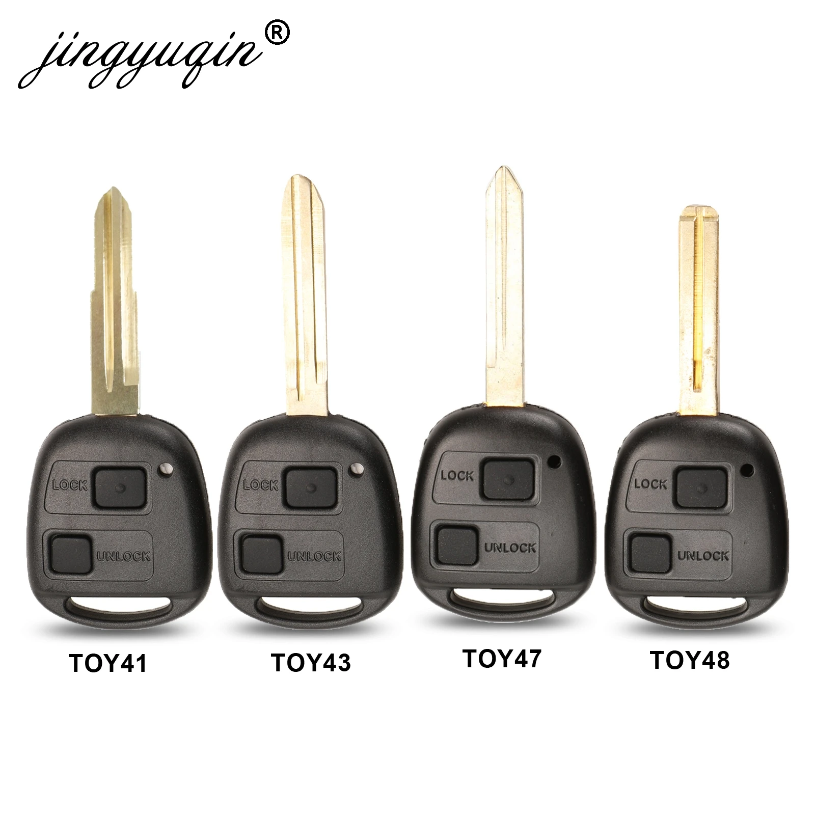 2BT TOY41/TOY43/TOY47/TOY48 дистанционный ключ брелок от машины чехол Корпус для Toyota Camry Rav4