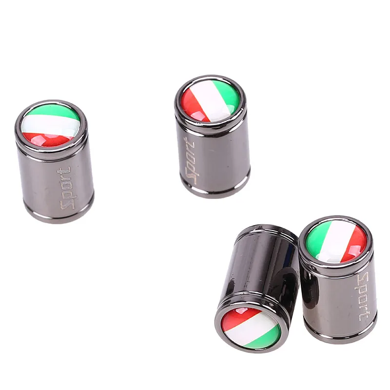 Универсальные колпачки на клапан для автомобильных шин 4 шт./компл. черный 7