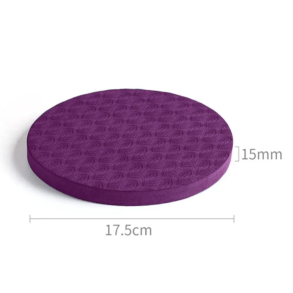 

2Pcs Anti-slip Round Fitness Yoga Flat Support Pad
