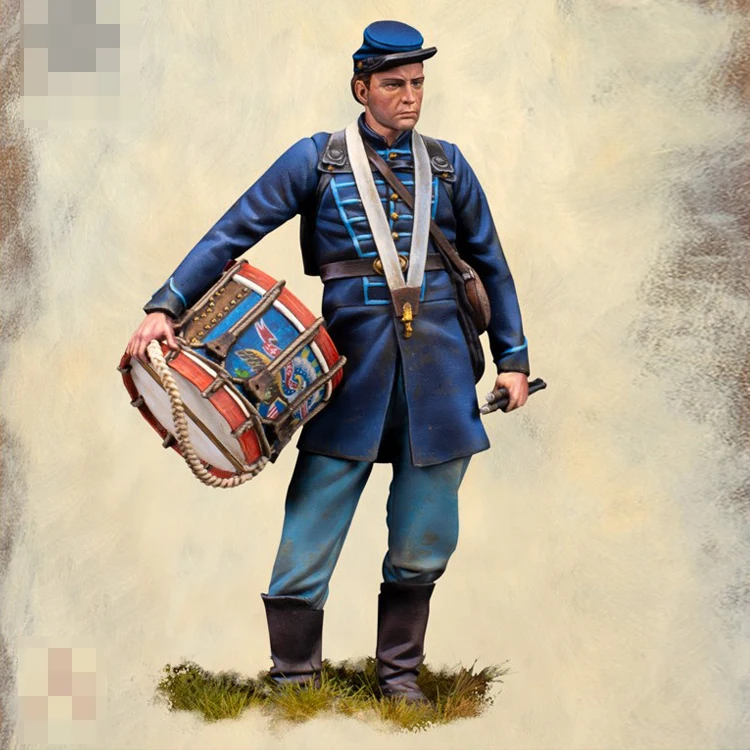 1/24 US 14TH INFANTRY REGIMENT Resin Model Figure GK Historical character theme Unassembled and unpainted kit | Игрушки и хобби