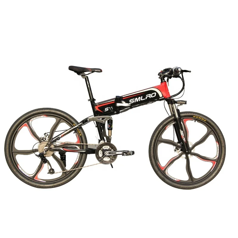 Уровень качества 26 &quotShimano 7/21 скорости Электрический велосипед Samsung 48v 14.5ah 1000 Вт