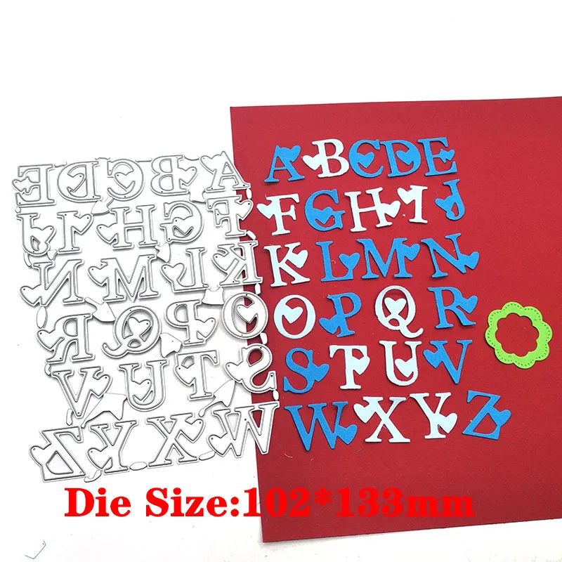 

1pc Love Letters Metal Steel Cutting Dies DIY Scrap Booking Photo Album Embossing Paper Cards